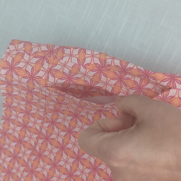 Talbots skirt with pockets, bright pattern, women size 8 - Picture 4 of 11